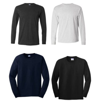 Men's Plain T-shirt - Set of 4