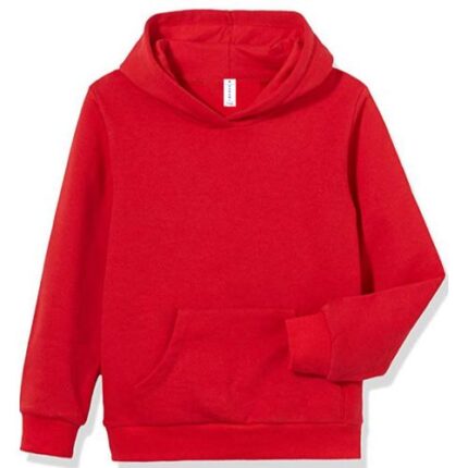 Danami Children Plain Hoodie For Boys Or Girls- Red