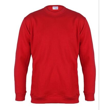 Danami Plain Sweatshirt- Red