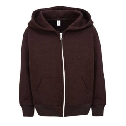 Danami Children's Zip Up Hoodie- Chocolate Brown