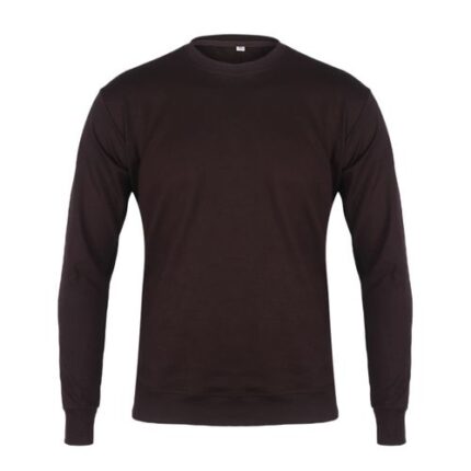 Danami Plain Customisable Sweatshirt- Chocolate Brown