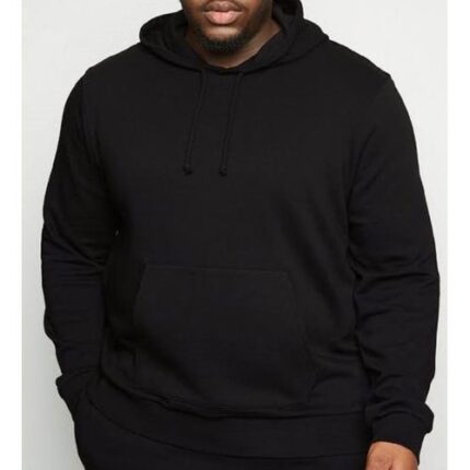 Danami Plus/Big Size Hoodie- Black