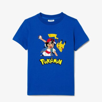 Danami Pokémon Kids Children Game T-Shirt- Royal Blue