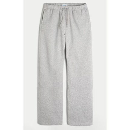 danami baggy straight cut sweatpants/joggers light grey
