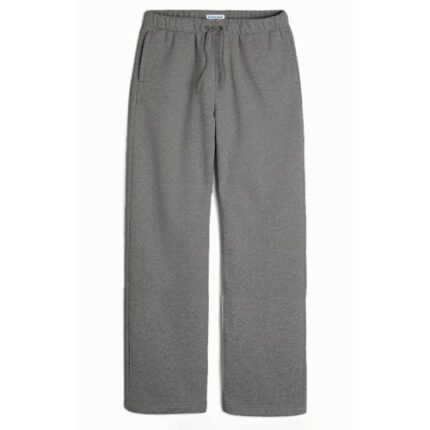 danami baggy straight cut sweatpants/joggers sport grey