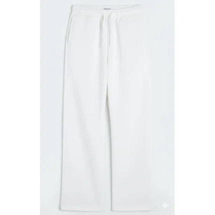 Danami Baggy Straight Cut Sweatpants/Joggers - White