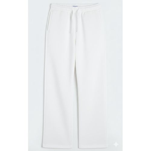 Danami Baggy Straight Cut Sweatpants/Joggers - White