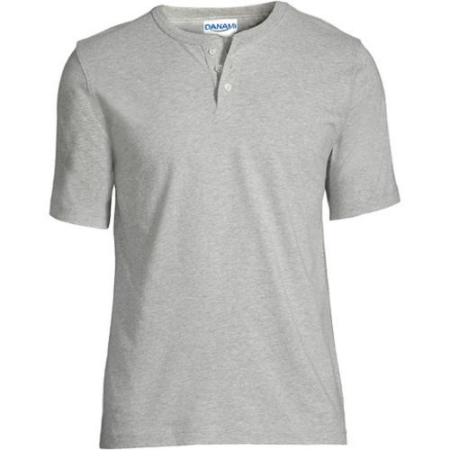 Danami Men's Short Sleeve Henley T-Shirt- Light Grey Danami Men's Short Sleeve Henley T-Shirt- Light Grey